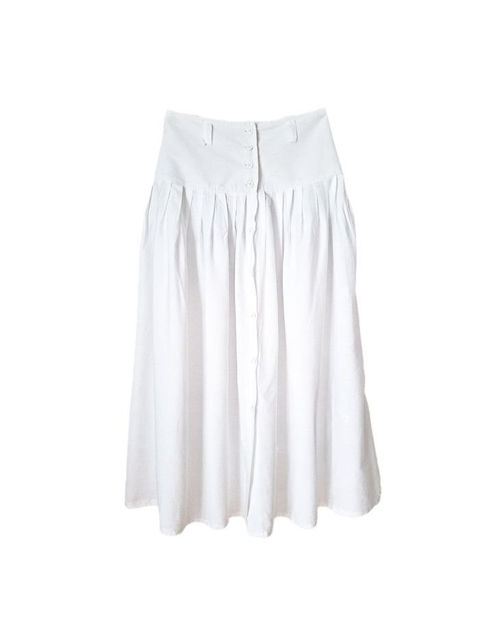 Jupe longue blanche