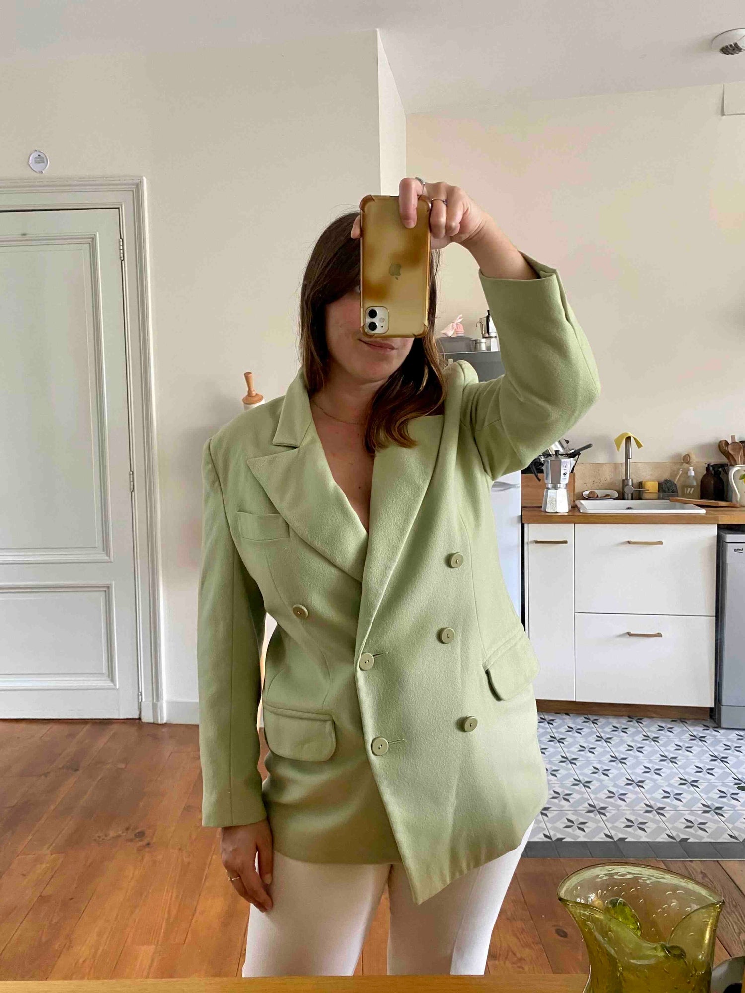 Manteau laine et cachemire