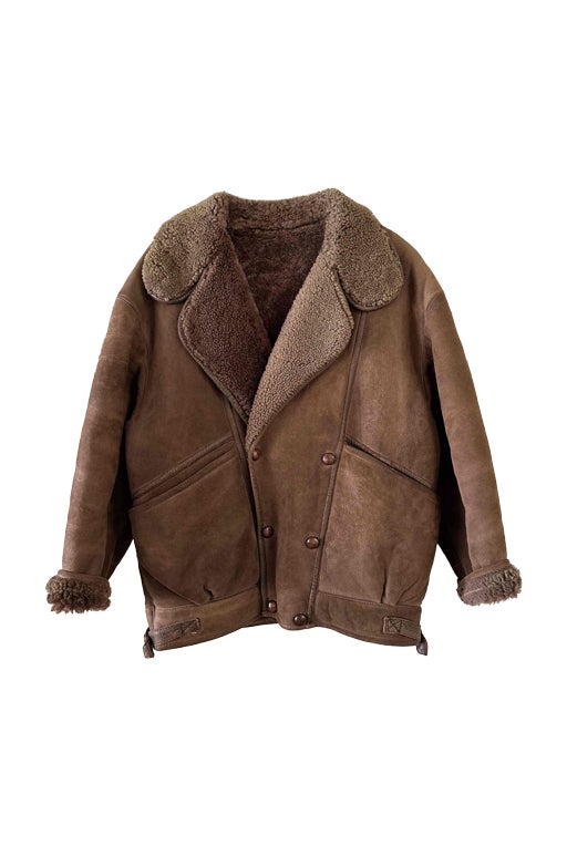 Wool-lined bomber jacket