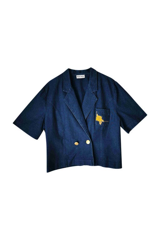Veste courte denim