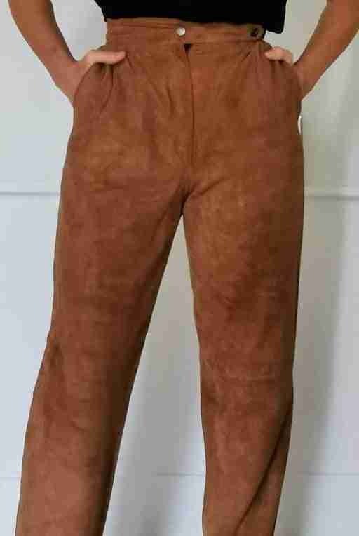 Pantalon en daim