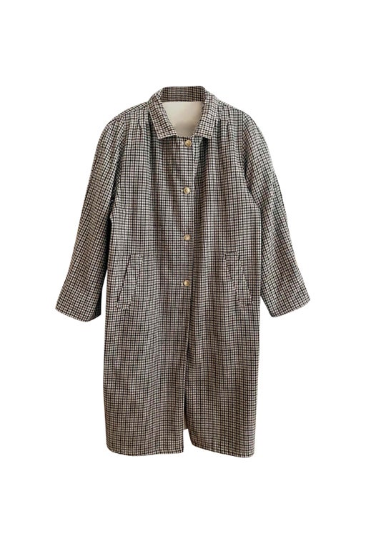 Trench réversible en laine