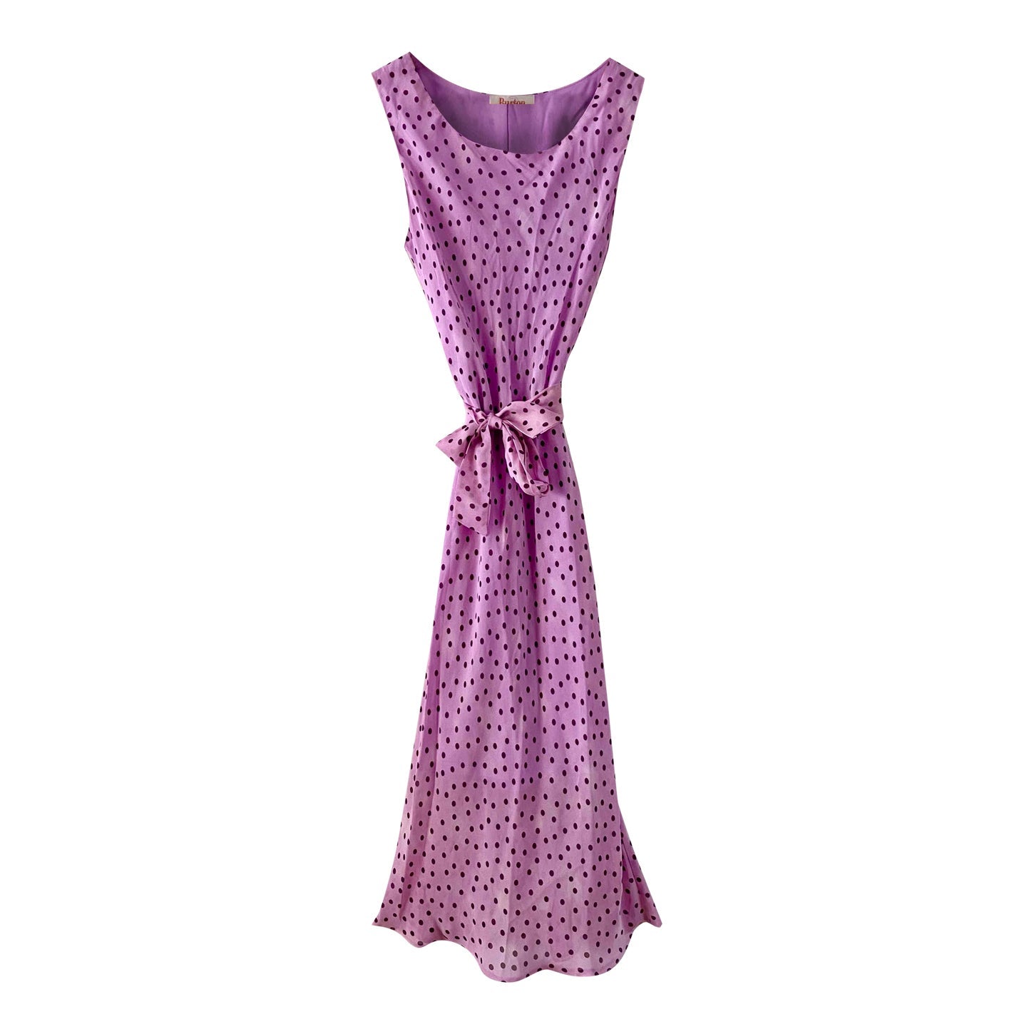 Polka dot midi dress