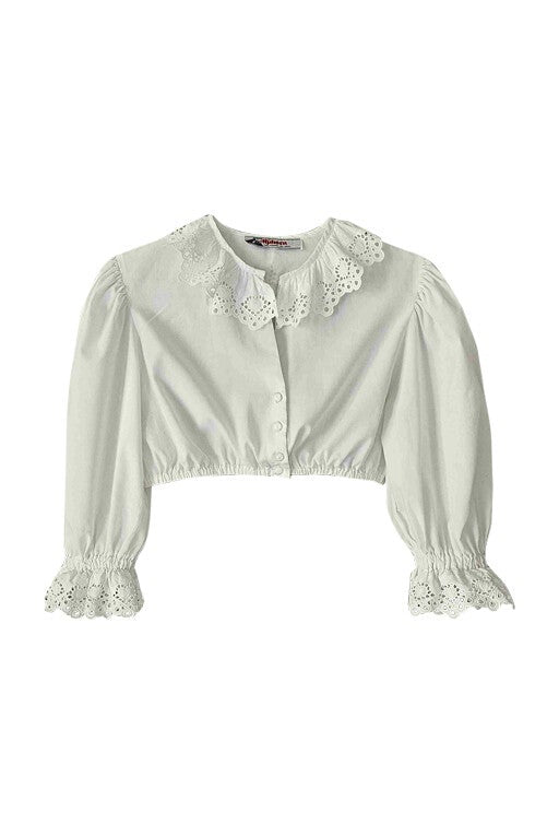 Blouse crop autrichienne