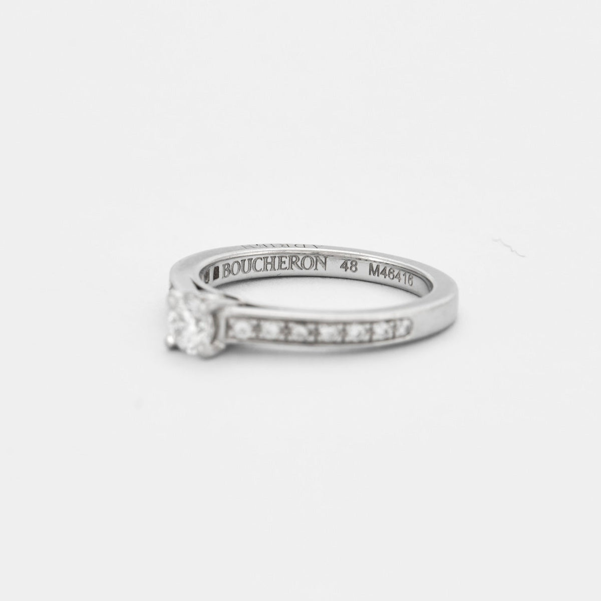 BOUCHERON - Bague Solitaire BELOVED Diamant 0.20ct