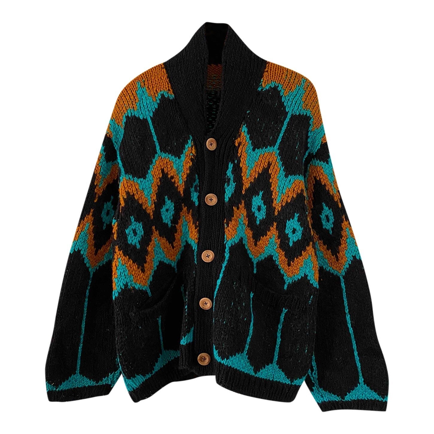 Jacquard cardigan