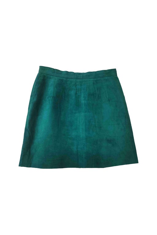 Suede skirt