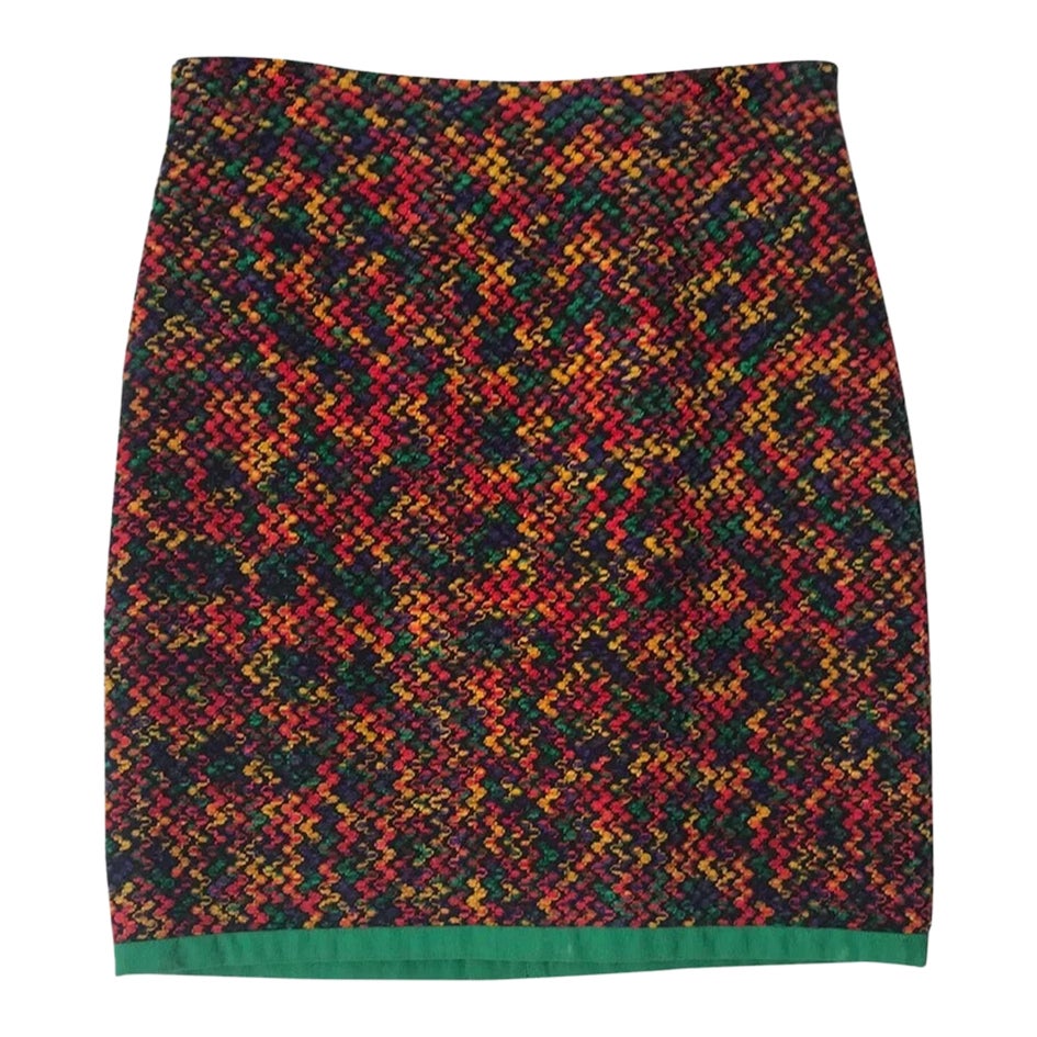 Tweed mini-skirt