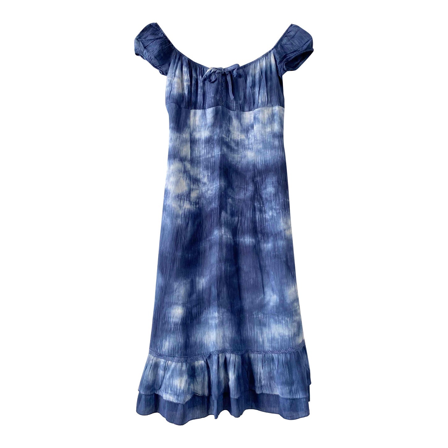 Tie-dye midi dress