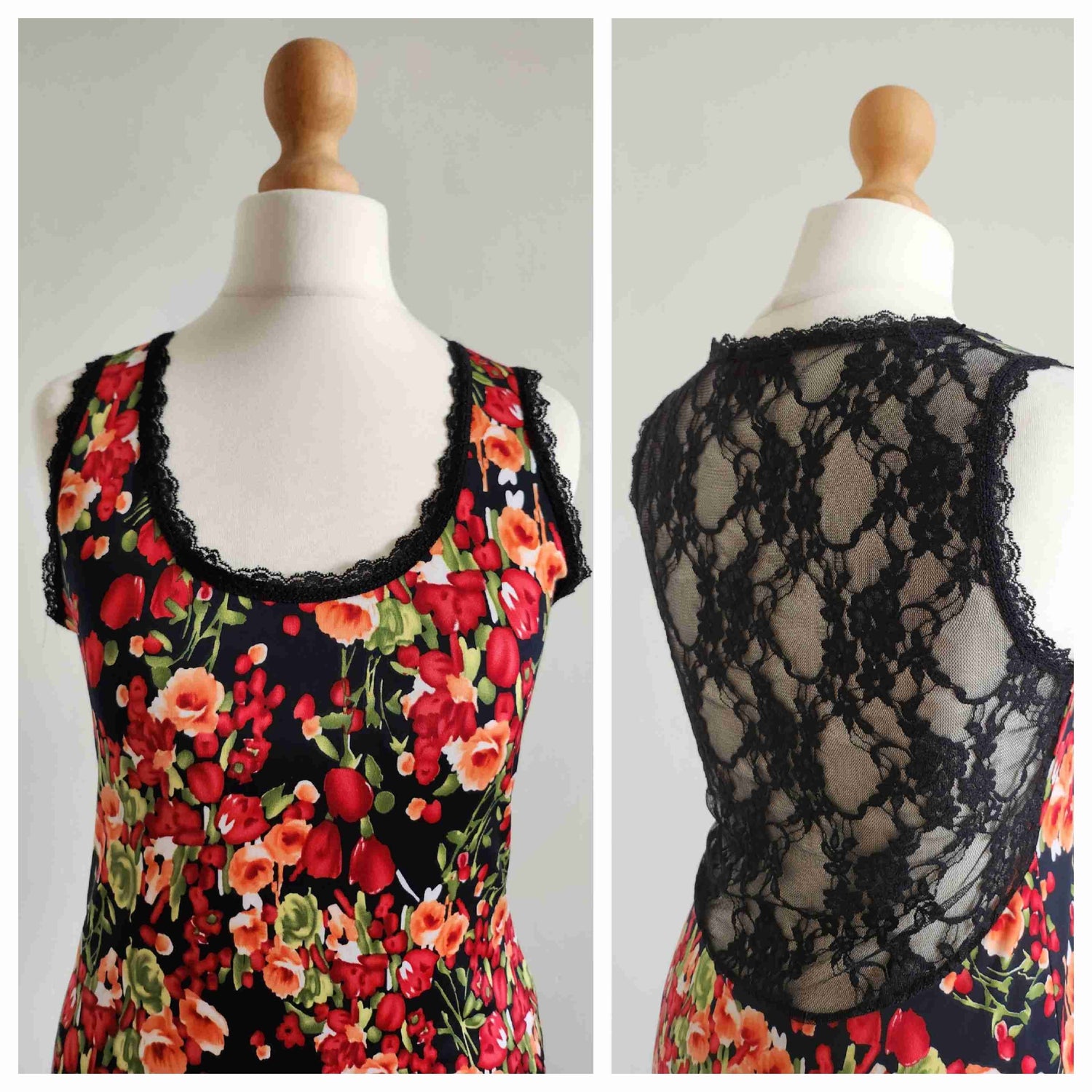 Floral print nightgown