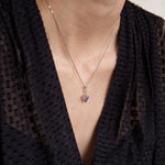 Collier Pendentif Tanzanite Diamants