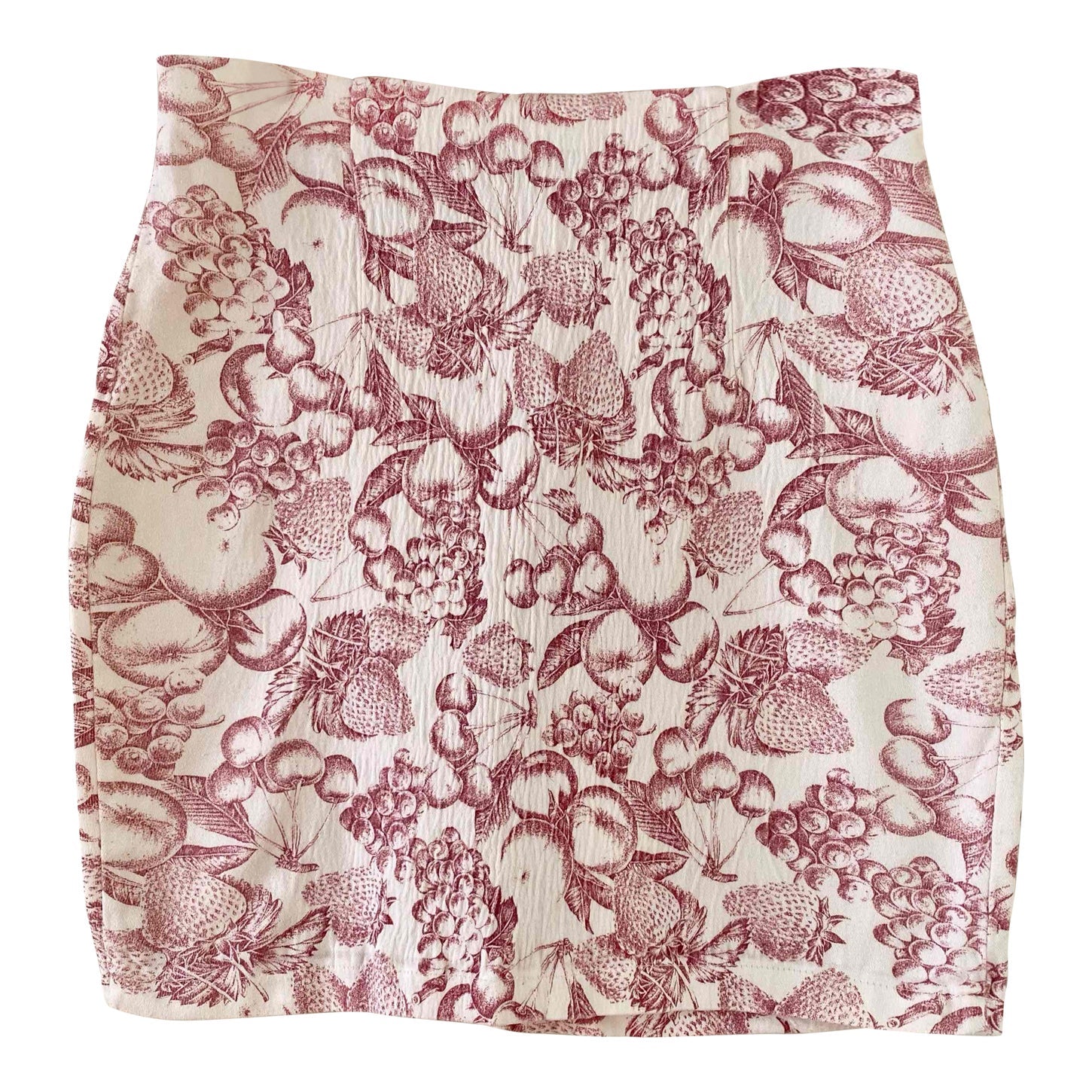 Cotton mini skirt