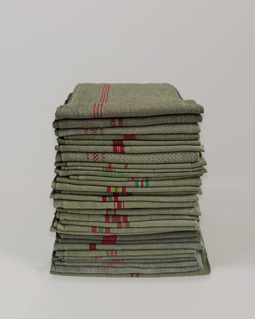 Vintage tea towel - Almond - Various patterns