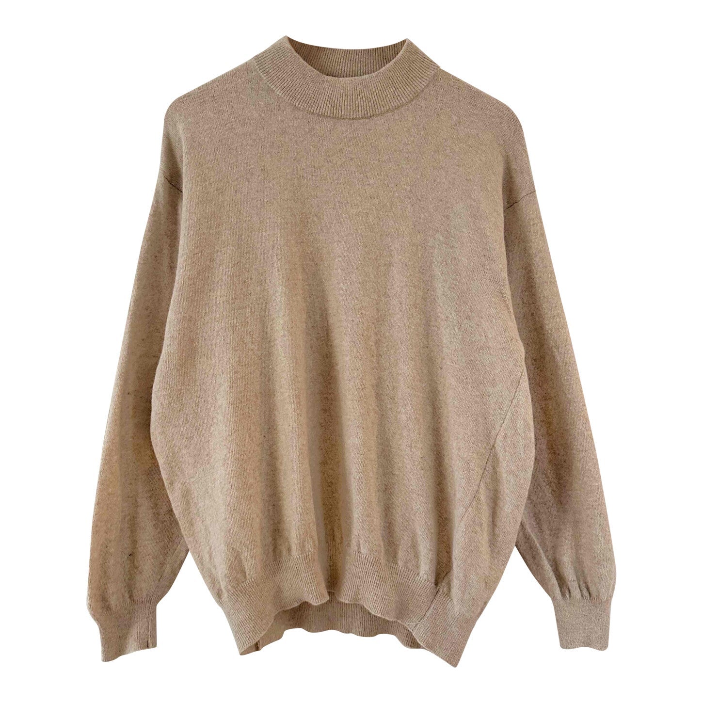 Angora turtleneck sweater