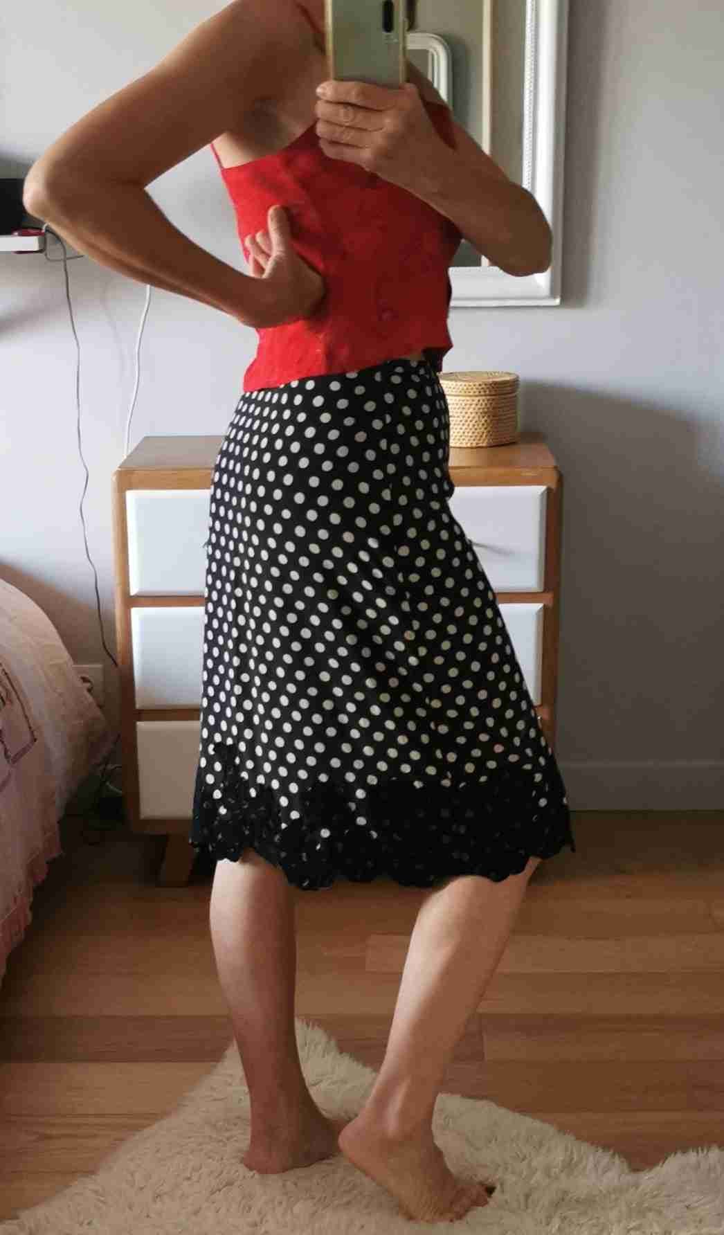 Georges Rech silk skirt