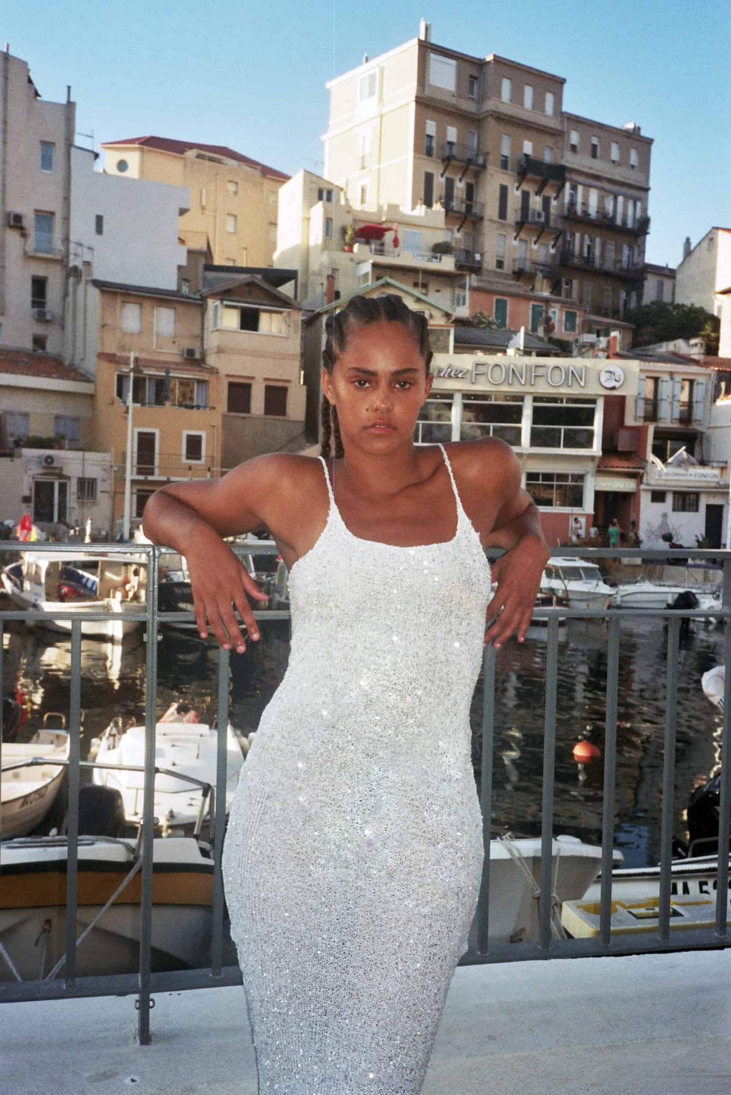 Longue Robe Sirène Blanche Neige Tristana