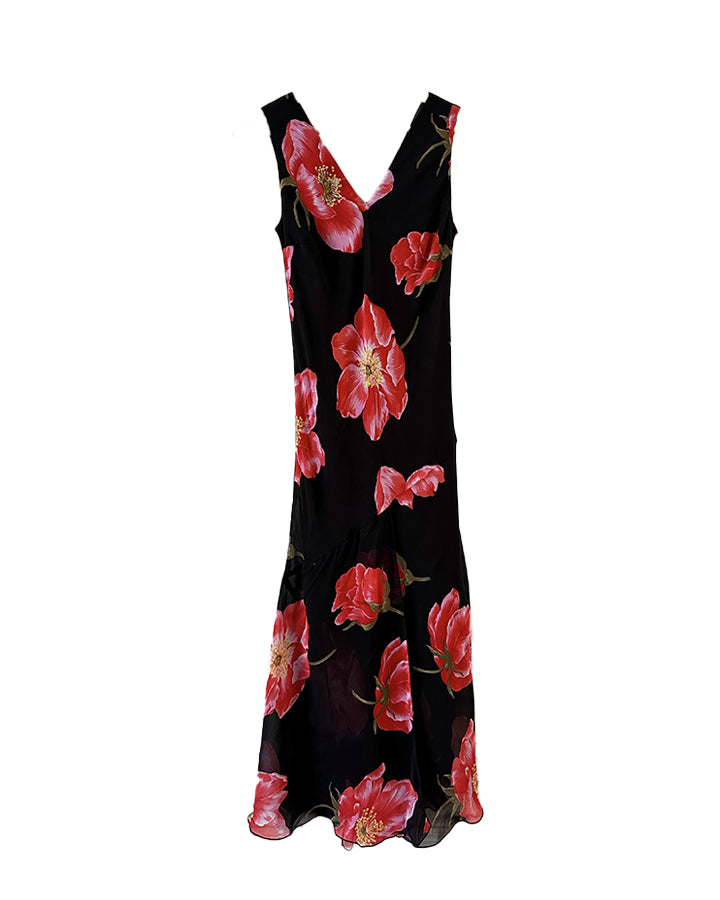 Robe nuisette à fleurs