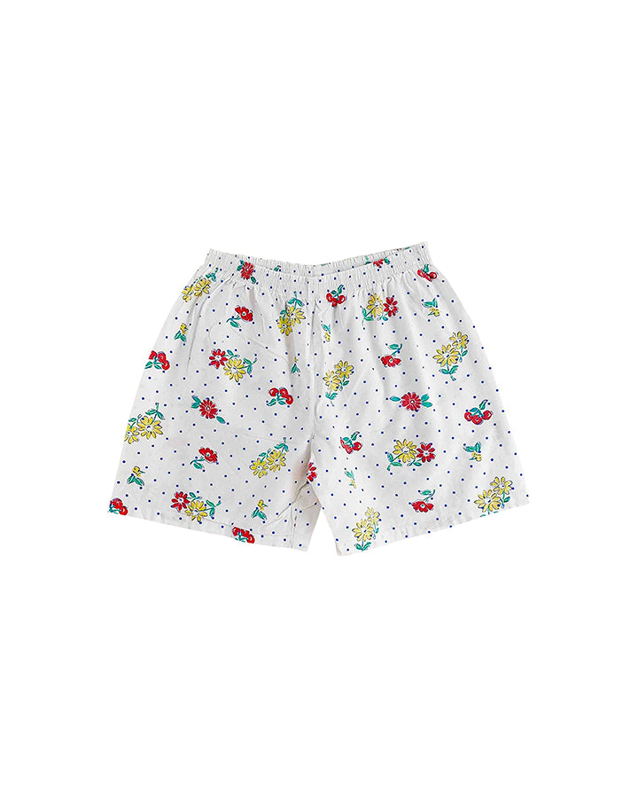 Floral mini shorts