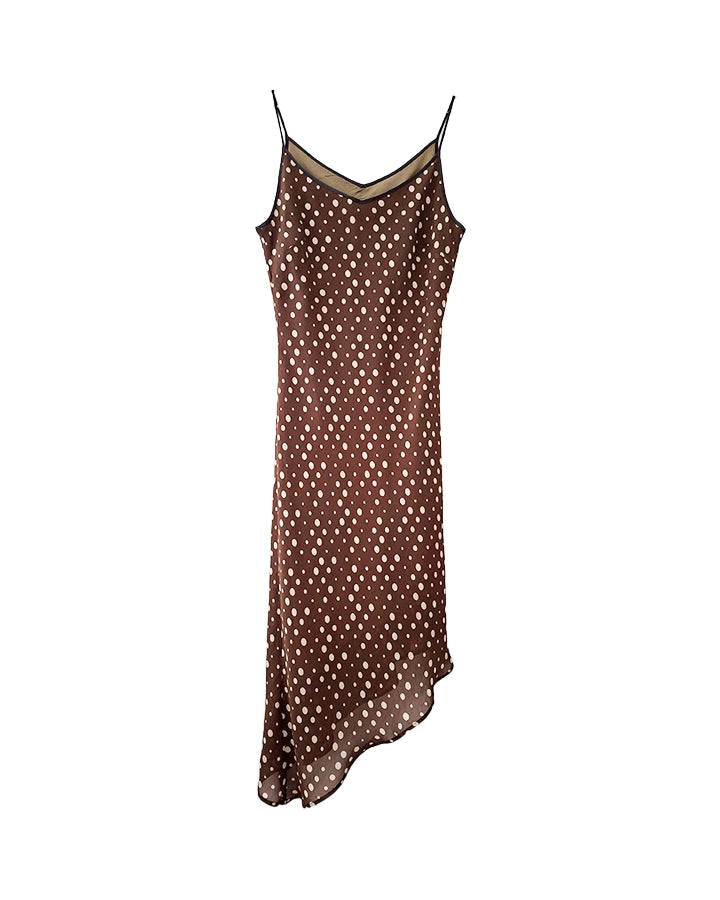 Robe longue à pois 90's