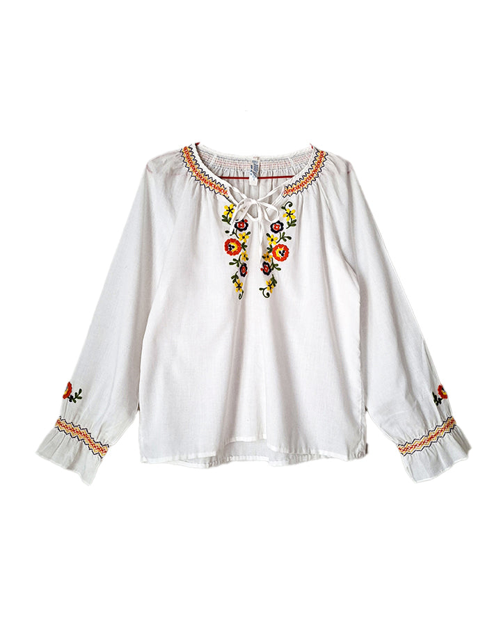 Blouse Hongroise à fleurs