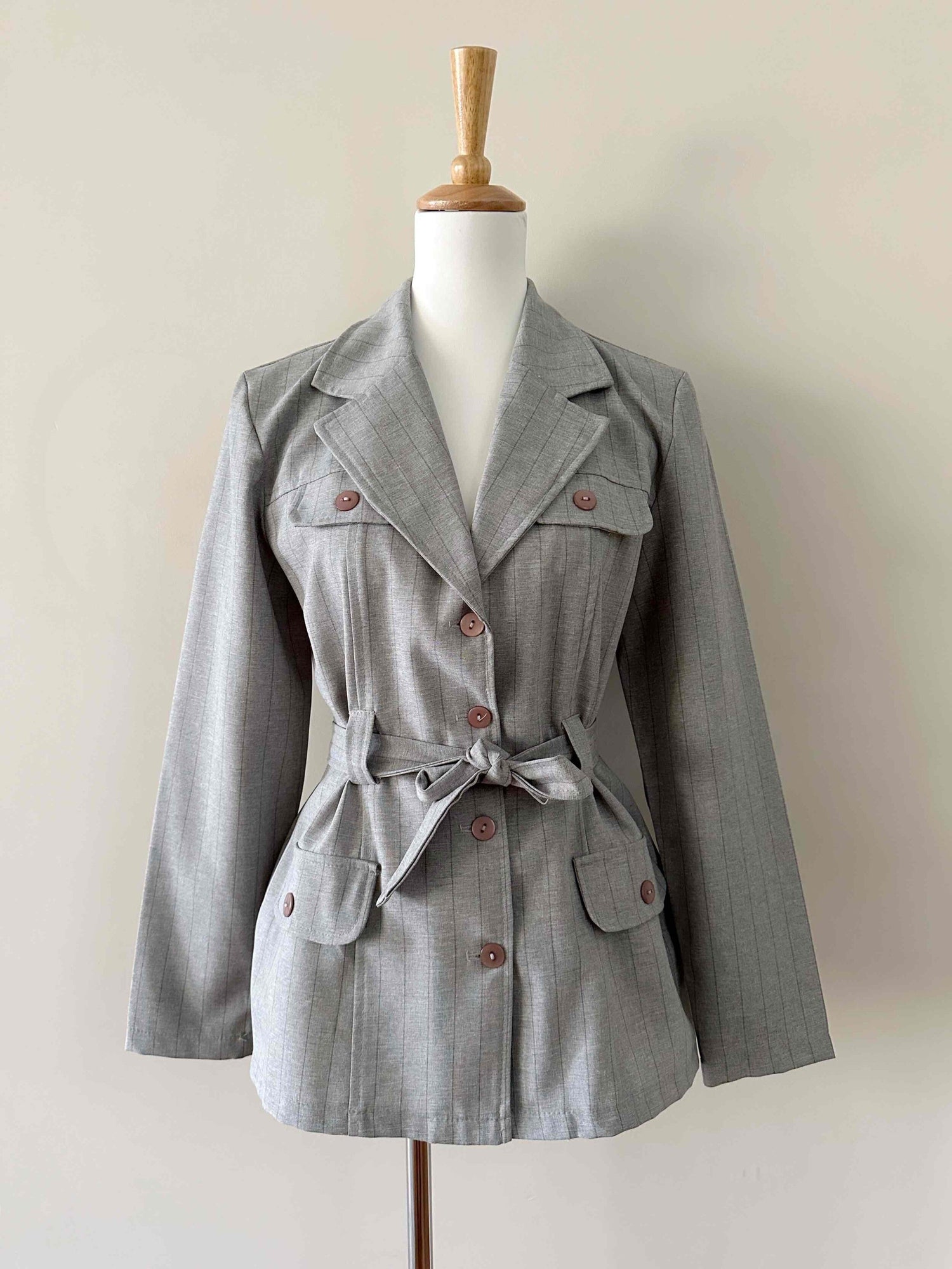 Saharienne à rayures