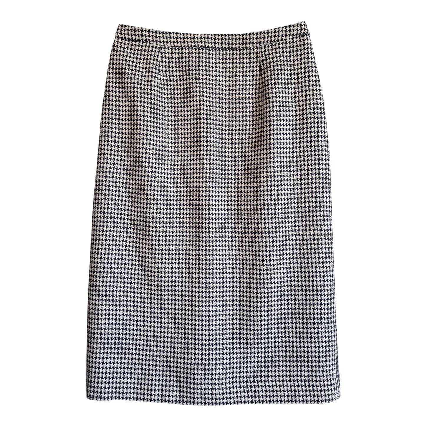 Silk and wool skirt