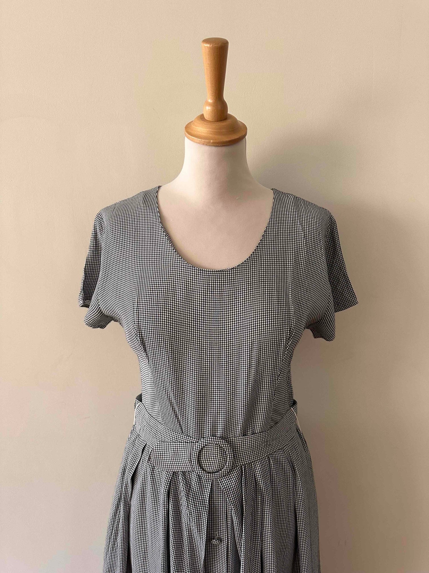 Long Vichy dress