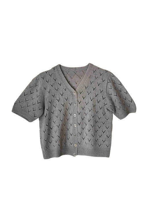 Top en maille ajourée