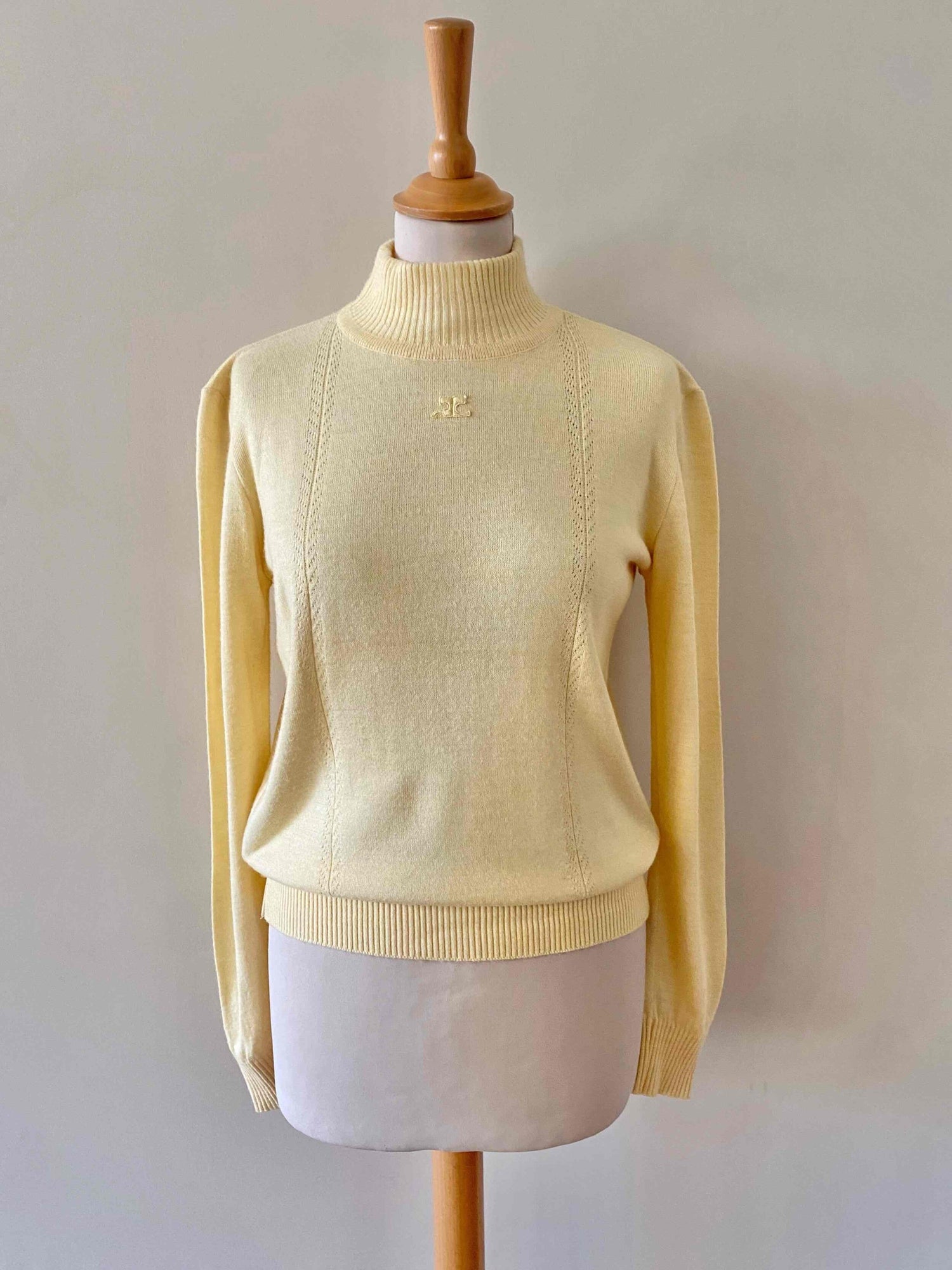 Courrèges turtleneck sweater
