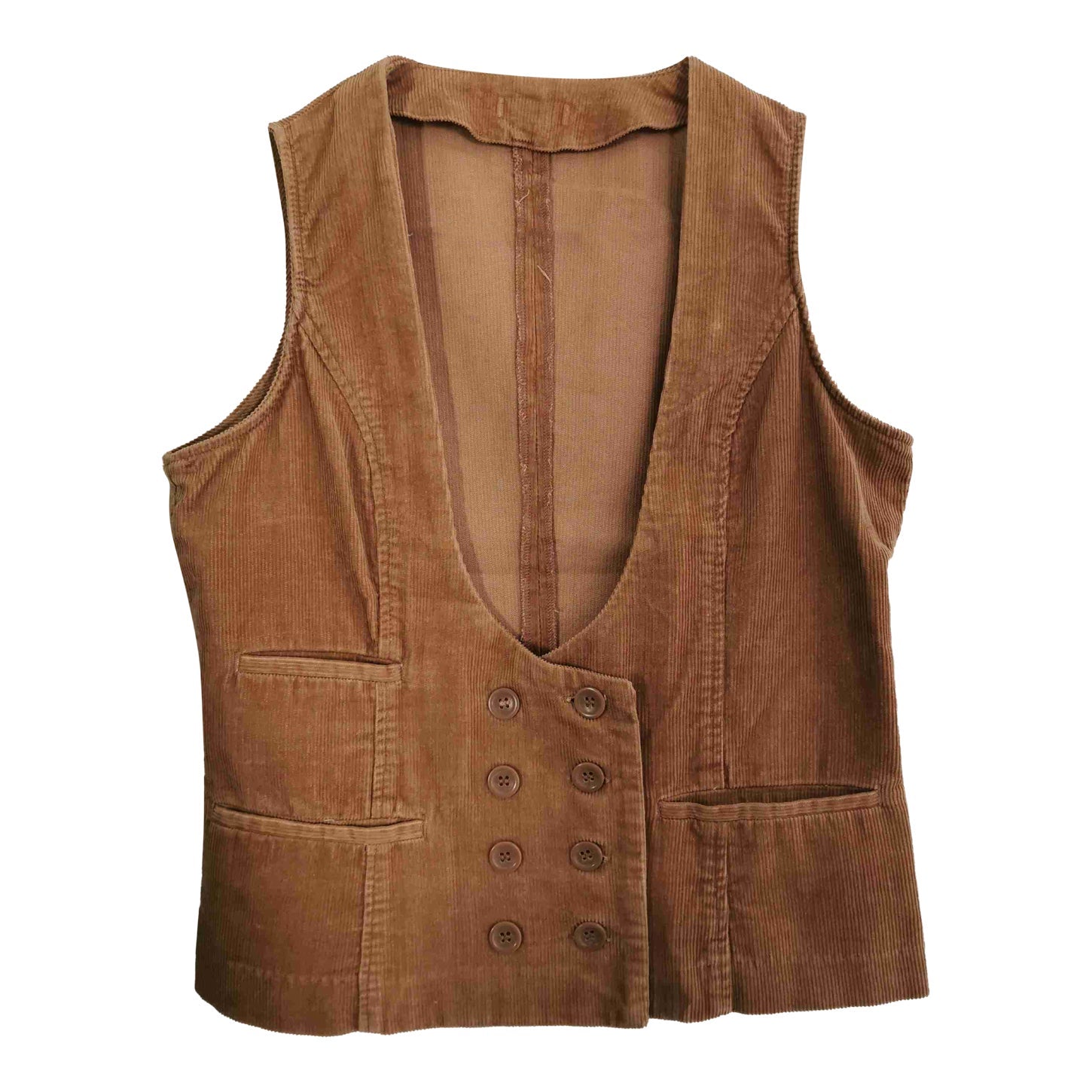 Gilet en velours côtelé