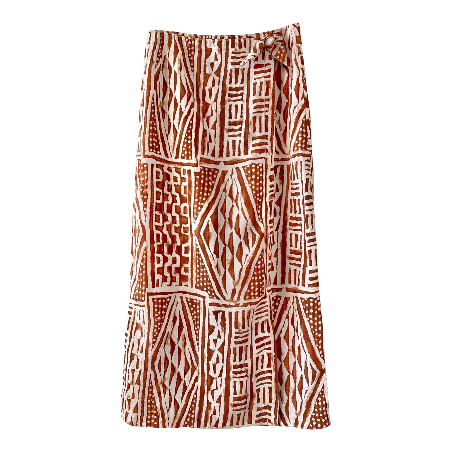 Ikat wrap skirt