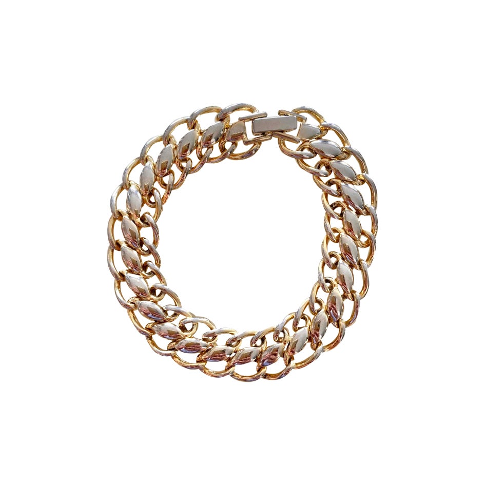 Bracelet chaîne doré