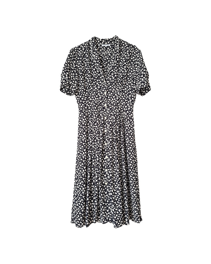 Robe longue à fleurs