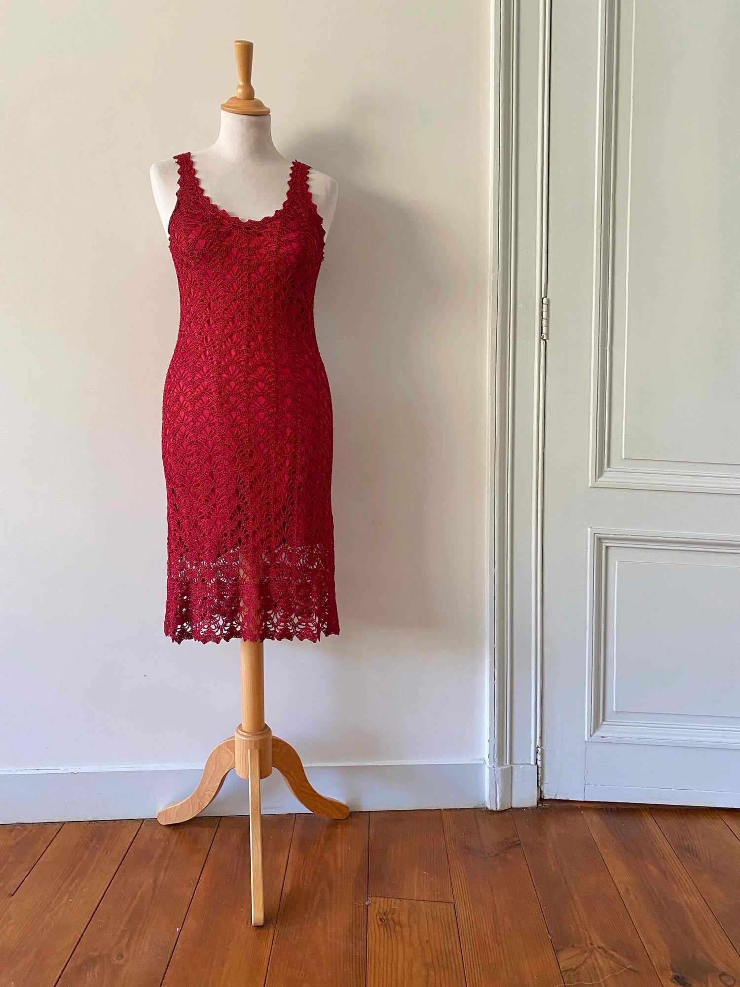 Crocheted dress