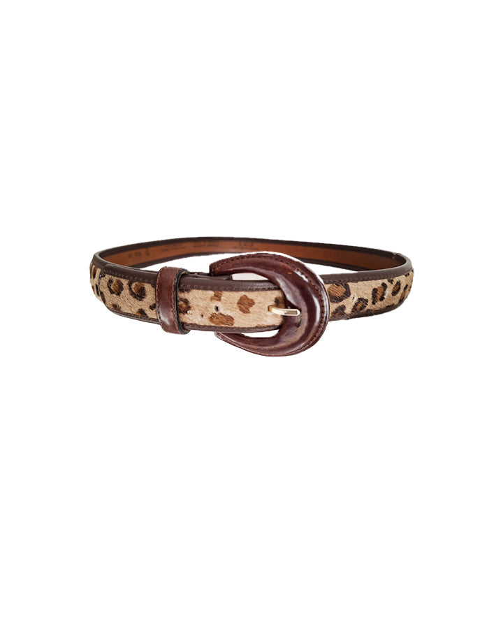 Ceinture en cuir poulain