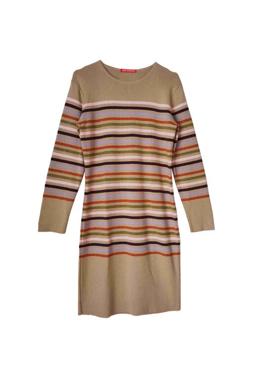 Dress in wool and lurex