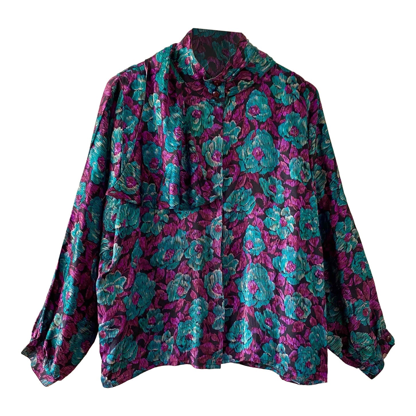 Silk satin blouse