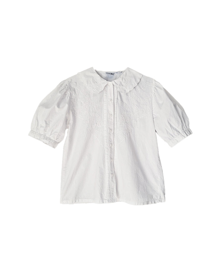 Blouse brodée 70's