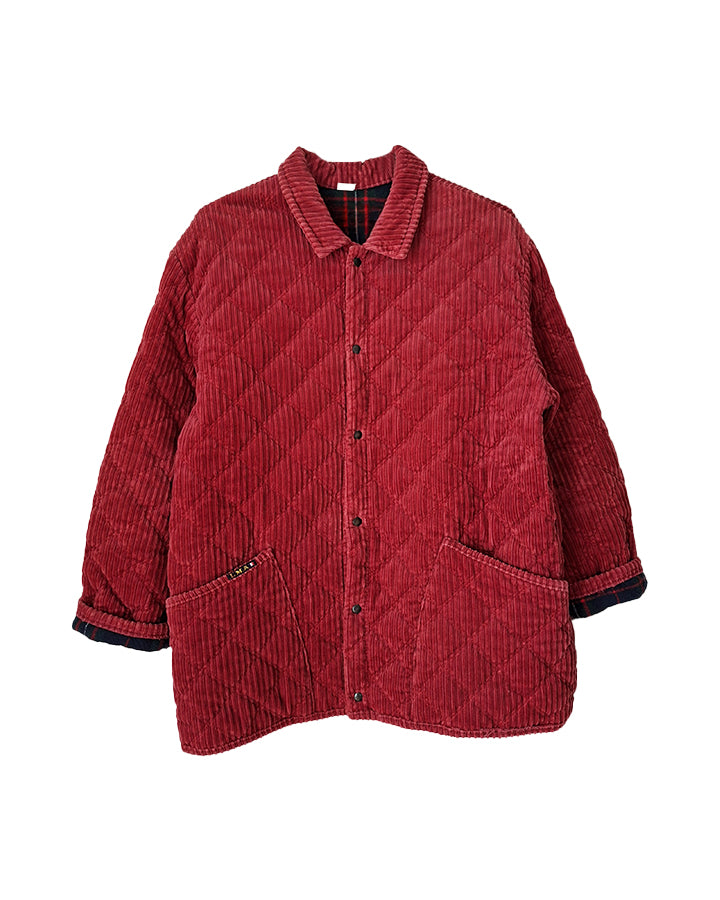 Manteau en velours et laine