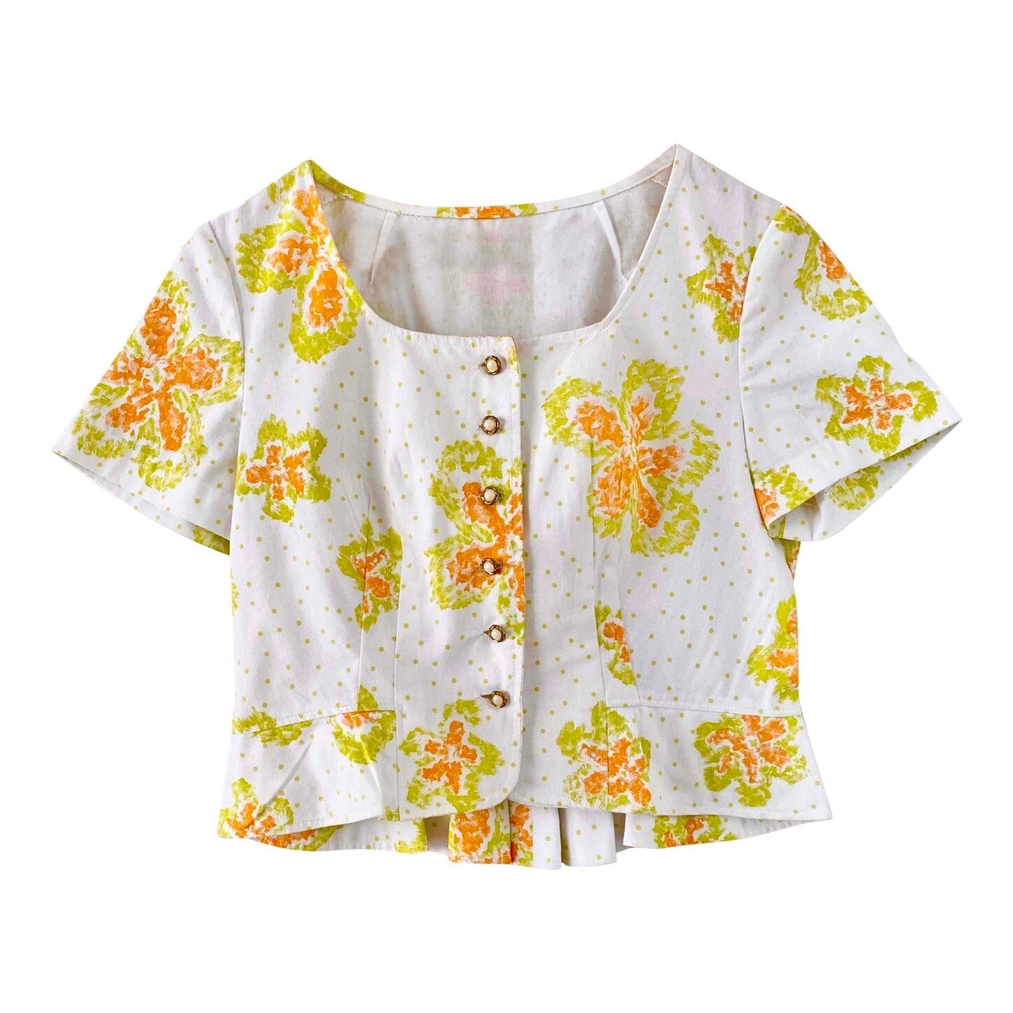Blouse à fleurs