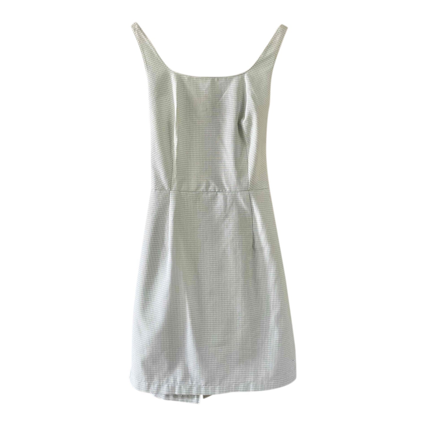 Vichy dress with open back