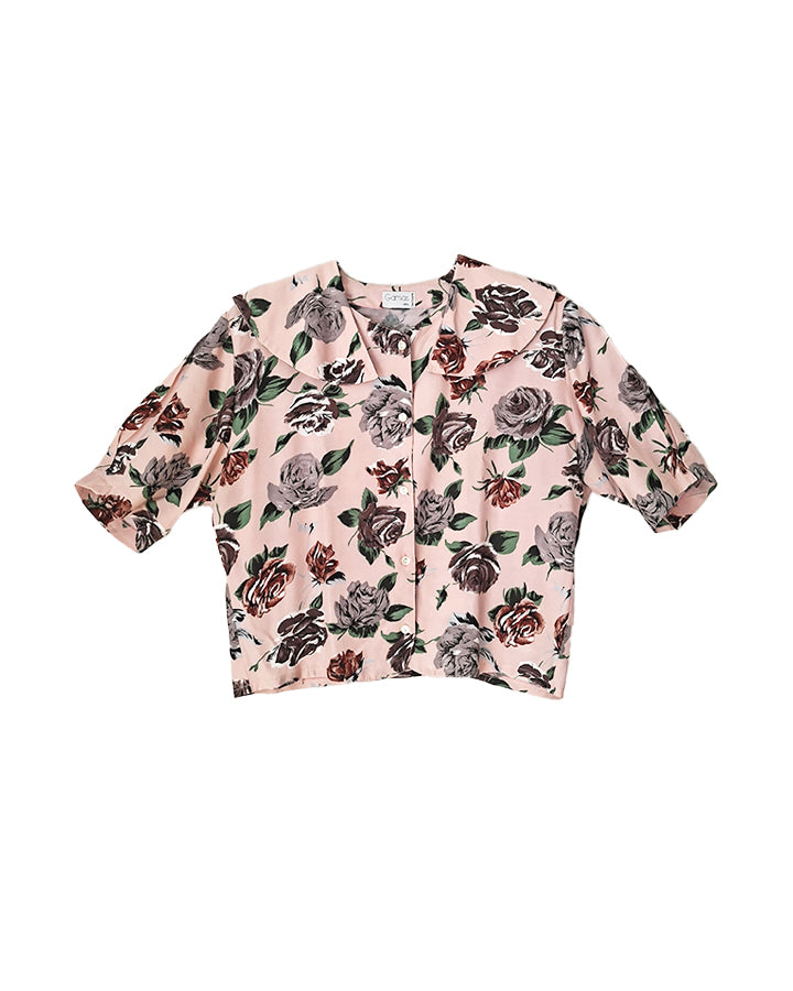 Top à fleurs