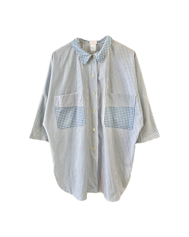 Chemise rayures et vichy