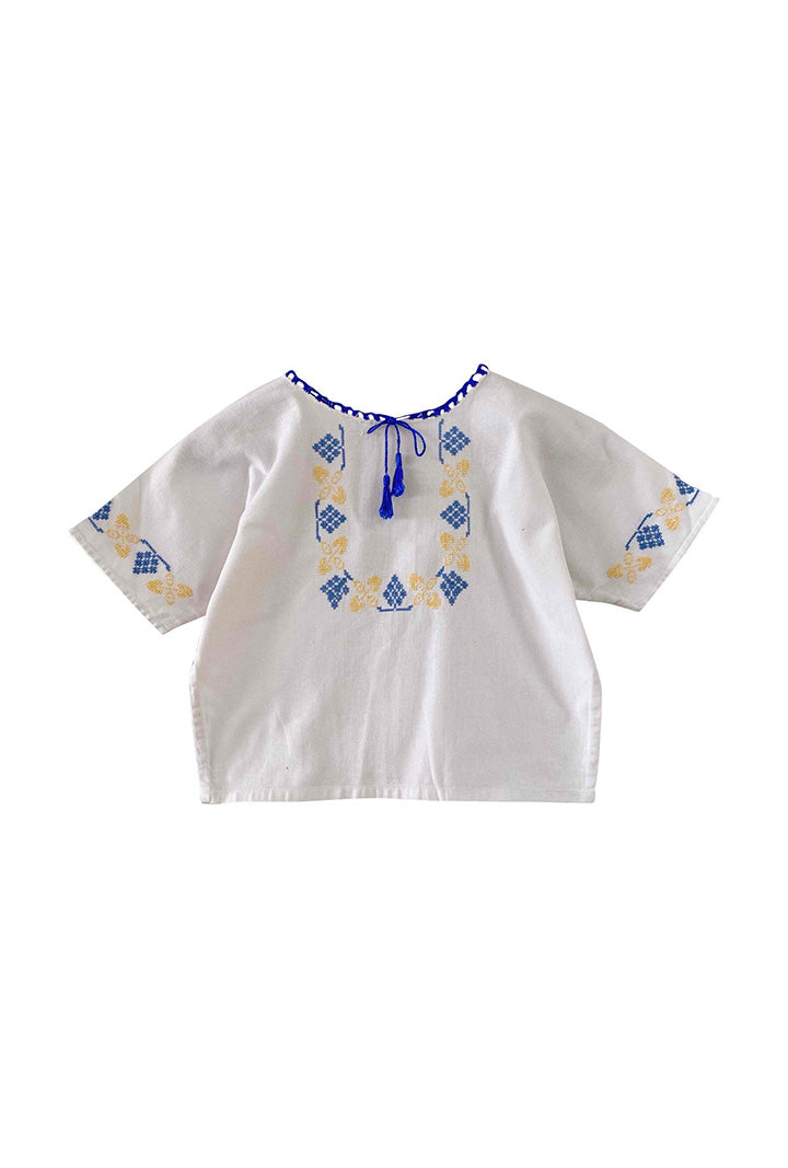 Crop Top brodé 70’s