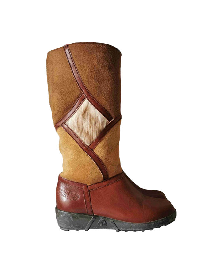 Bottes en peau lainée