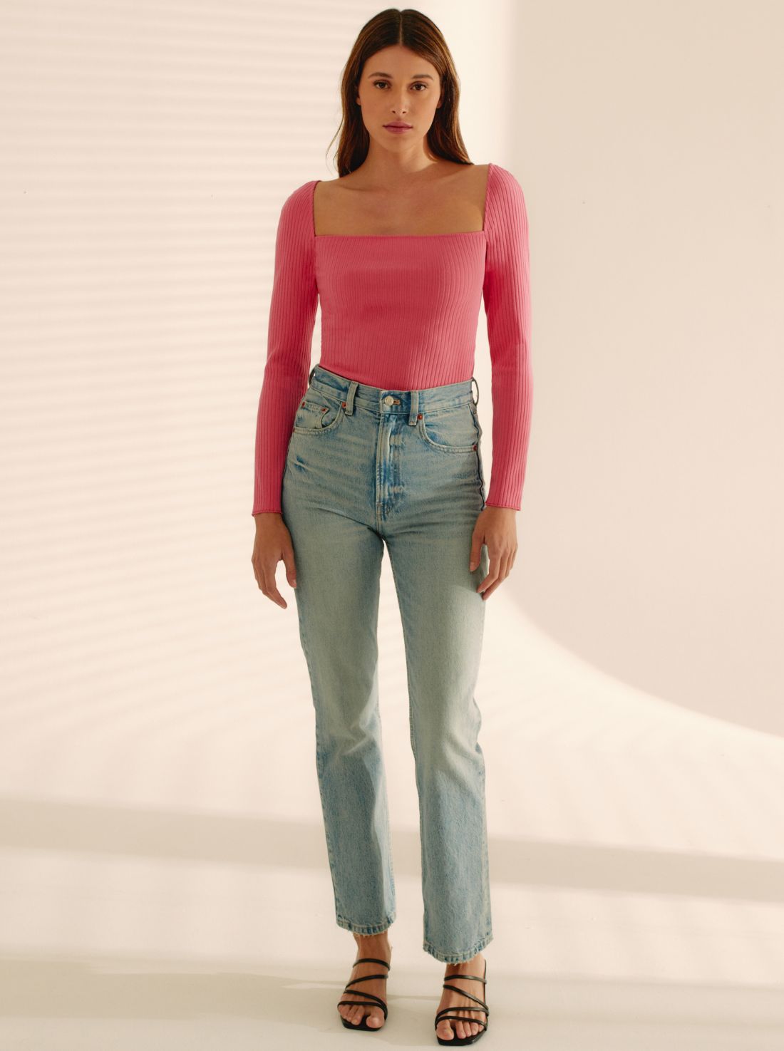 Top Square Soft Pink Rose