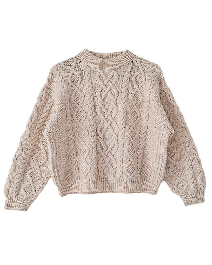 Pull Irlandais Écru