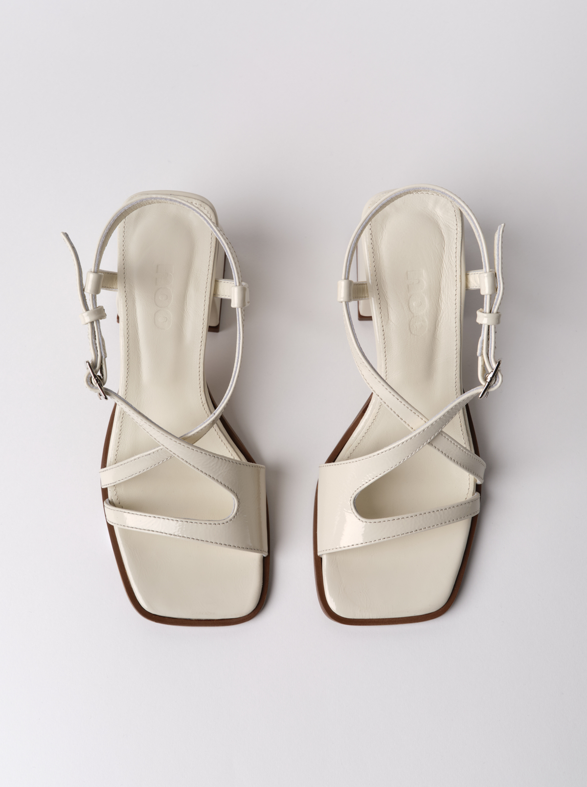 Sandales Square Crush White blanche