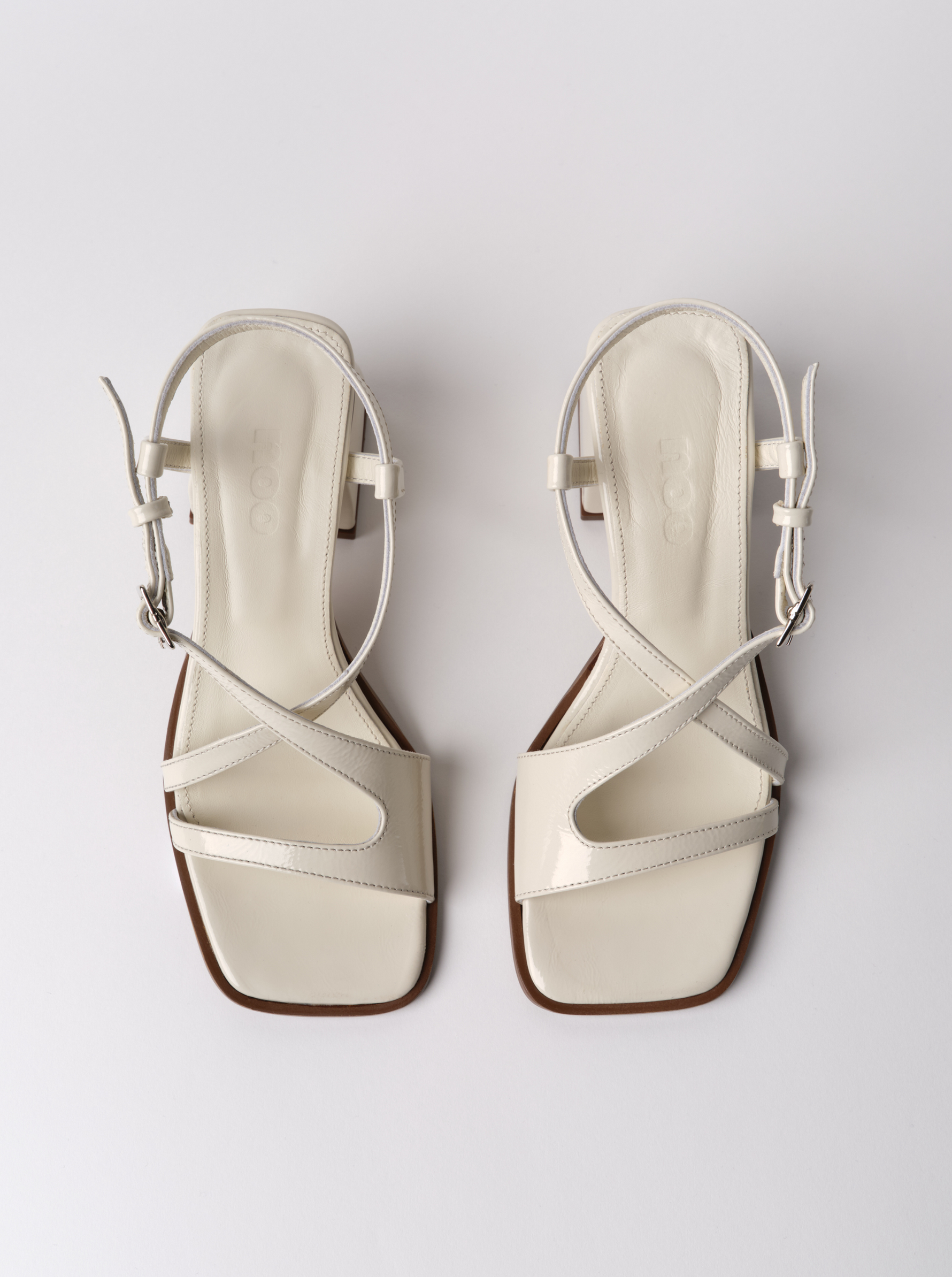 Sandales Square Crush White blanche