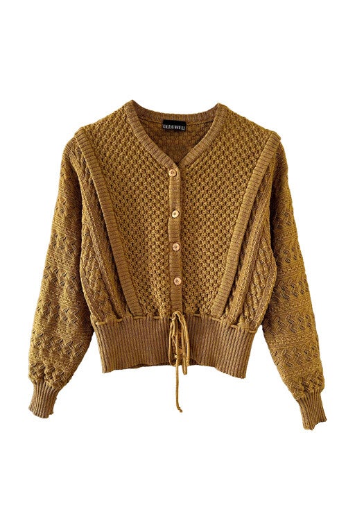 Wool cardigan